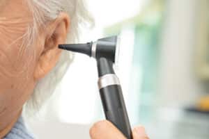 audiologist or ent doctor use otoscope checking ea 2025 02 25 07 42 41 utc